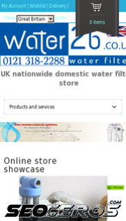 water2b.co.uk mobil preview
