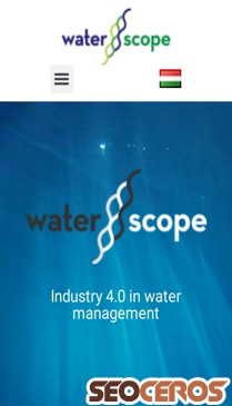 waterscope.hu/en/home mobil előnézeti kép