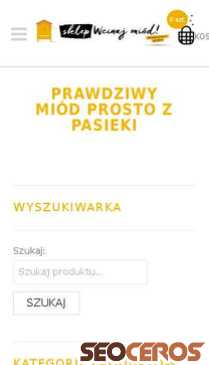 wcinaj-miod.pl mobil obraz podglądowy
