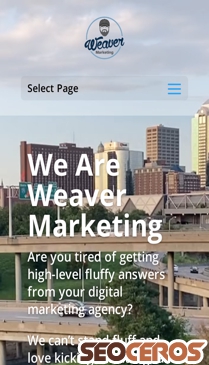 weavermarketing.com mobil förhandsvisning