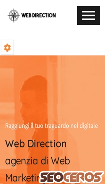 web-direction.it mobil förhandsvisning