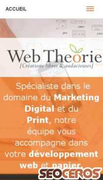 web-theorie.fr mobil preview