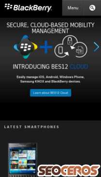 blackberry.com mobil előnézeti kép