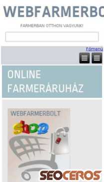 webfarmerbolt.hu mobil előnézeti kép