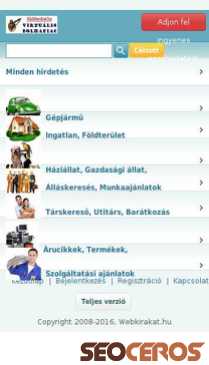 webkirakat.hu mobil náhled obrázku