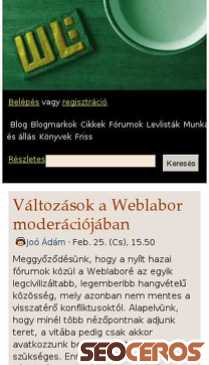 weblabor.hu mobil vista previa