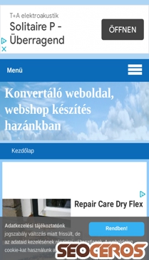 weboldalkeszitesbudapest.eoldal.hu mobil náhľad obrázku