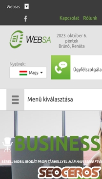 websas.hu mobil előnézeti kép