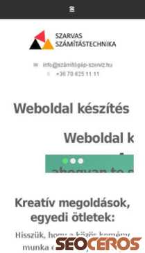 webspecialista.hu mobil Vorschau