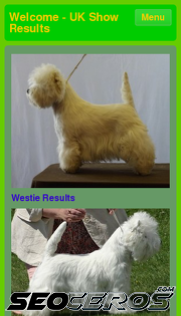 westieresults.co.uk mobil anteprima