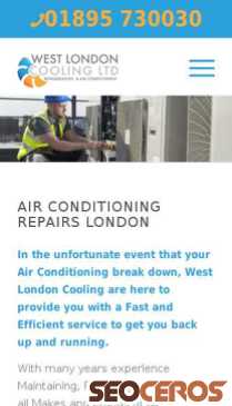 westlondoncooling.co.uk/air-conditioning-repairs mobil obraz podglądowy