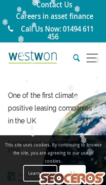 westwon.co.uk mobil preview