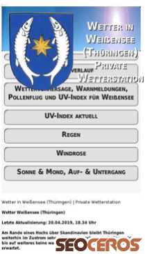 wetter-weissensee.de mobil náhľad obrázku