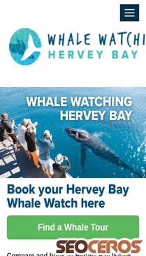 whalewatchingherveybay.com.au mobil previzualizare
