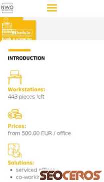 wilanow.newworkoffices.com mobil preview