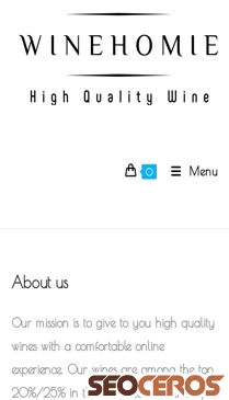 winehomie.com/about-us mobil preview