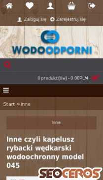 wodoodporni.pl/wodoodporne-wedkarstwo-inne mobil előnézeti kép