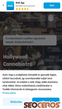 hollyweed.hu mobil preview
