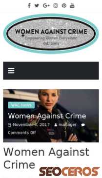 womenagainstcrime.com mobil förhandsvisning