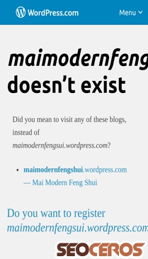 maimodernfengsui.wordpress.com mobil obraz podglądowy