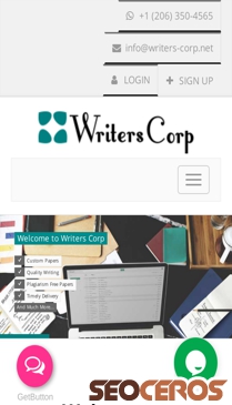 writers-corp.net mobil förhandsvisning
