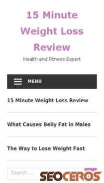 15minuteweightlossreview.com mobil preview