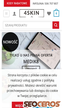 4skin.pl mobil vista previa