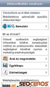 a1mail.hu mobil előnézeti kép