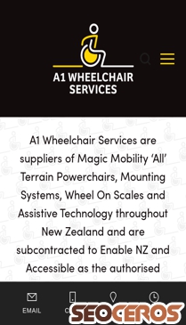 a1wheelchairs.co.nz mobil preview