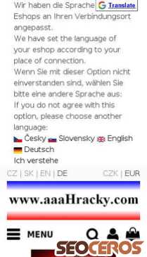 aaahracky.com mobil Vorschau