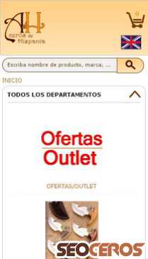 aceros-de-hispania.com mobil obraz podglądowy