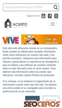 acierto.com.co mobil preview