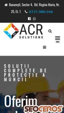 acr-solutions.ro mobil preview