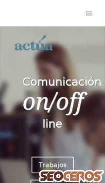 actua.es mobil előnézeti kép