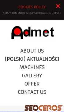 admet.waw.pl mobil náhled obrázku