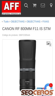 affloja.com/CANON-RF-800MM-F11-IS-STM mobil previzualizare