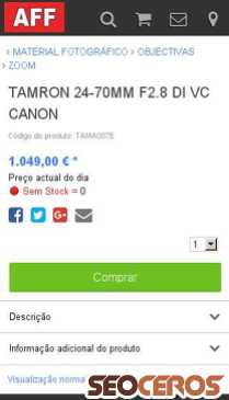 affloja.com/TAMRON-24-70MM-F28-DI-VC-CANON mobil förhandsvisning