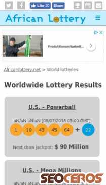 africanlottery.net/world-lotteries mobil Vorschau