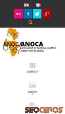 africaolympic.net mobil Vista previa