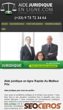 aide-juridique-en-ligne.com mobil előnézeti kép