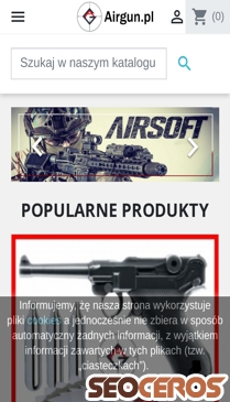 airgun.pl mobil preview