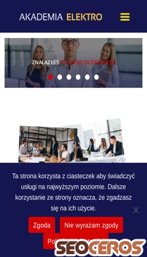 akademia-elektro.pl mobil vista previa