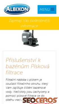 albixon.cz/bazenove-prislusenstvi/filtrace mobil obraz podglądowy