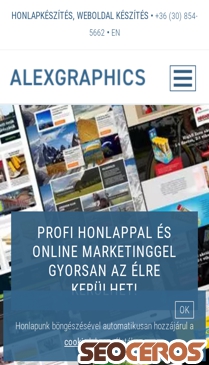 alexgraphics.hu mobil előnézeti kép
