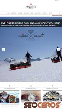 alpina-watches.com mobil vista previa