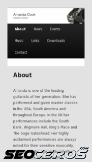 amandacook.co.uk mobil előnézeti kép