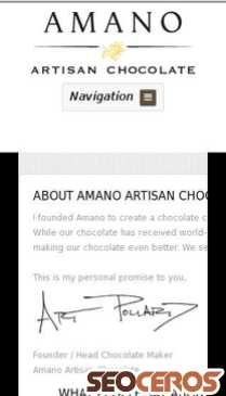 amanochocolate.com mobil obraz podglądowy