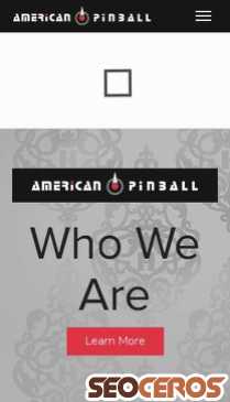 american-pinball.com mobil förhandsvisning