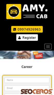 amy.cab/career mobil obraz podglądowy