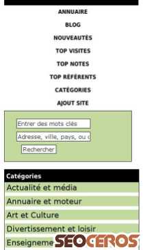 annuaire-gratuit-referencement.com mobil obraz podglądowy